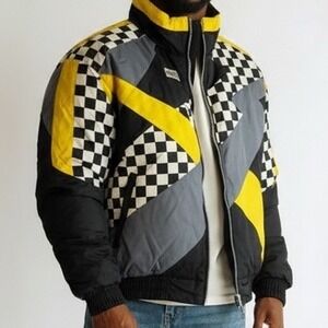 ICE POINT Winter Wear Mens 3XL Puffer Jacket snowmobile Black -marks on arm